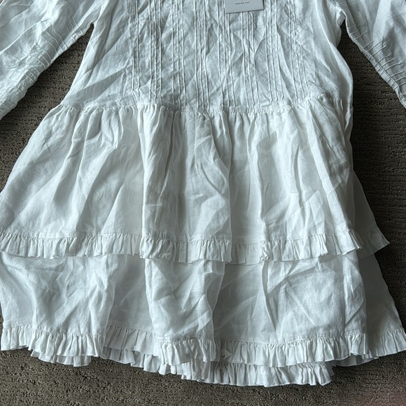 Morton Mac Dalia Dress in White - Picture 5 of 12